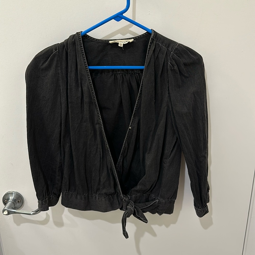 Madewell blouse with ties
